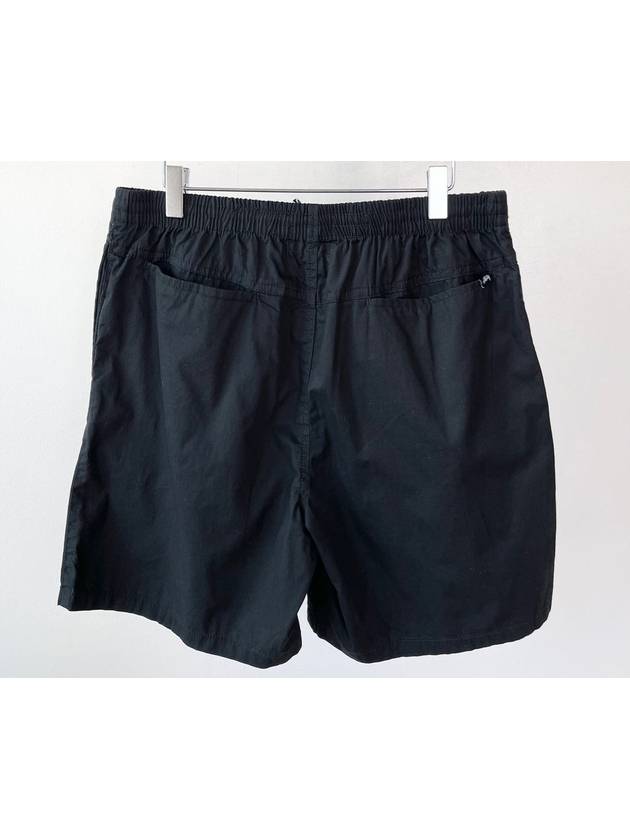 Men's Basic Stock Beach Shorts Black - STUSSY - BALAAN 3