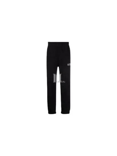 Side Logo Cotton JoGGer Track Pants Black - GANNI - BALAAN 2