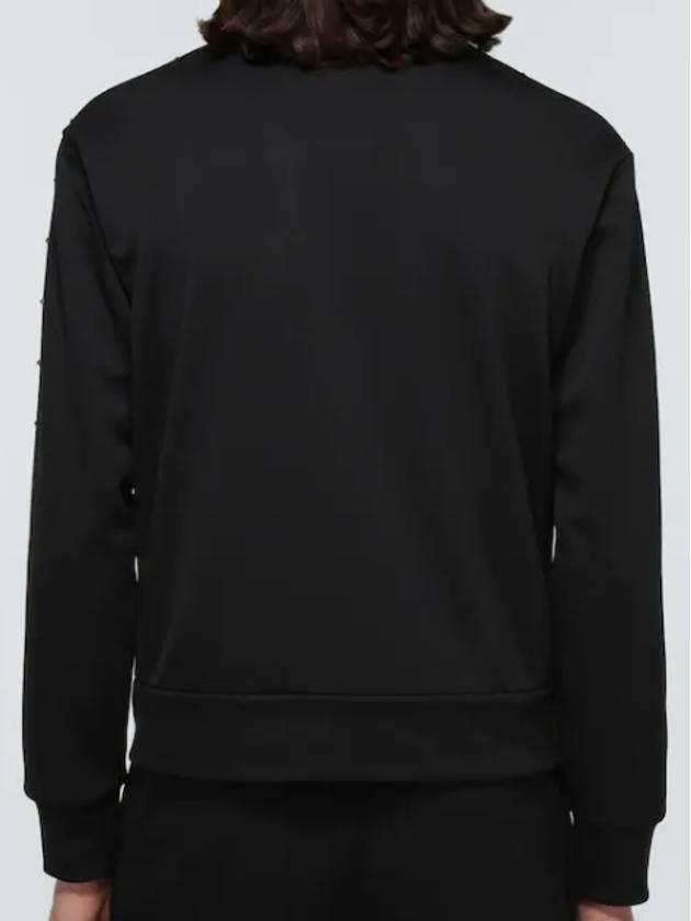 Studded Track Jacket Black - MONCLER - BALAAN 4