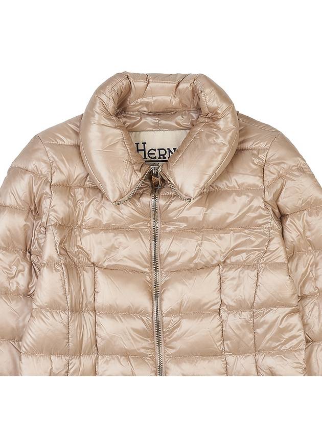 Women's Maria Quilted Padding Beige - HERNO - BALAAN 4