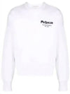 Graffiti Logo Print Sweatshirt White - ALEXANDER MCQUEEN - BALAAN 2