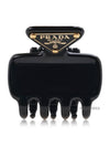 Metal Claw Clip Black - PRADA - BALAAN 3