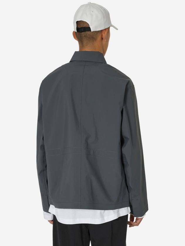 Stellina 3L Nylon Shirt Jacket Grey - STONE ISLAND - BALAAN 4