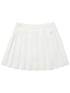 Autumn Classic Pleated Skirt OFF WHITE WOMAN - MALBON GOLF - BALAAN 2