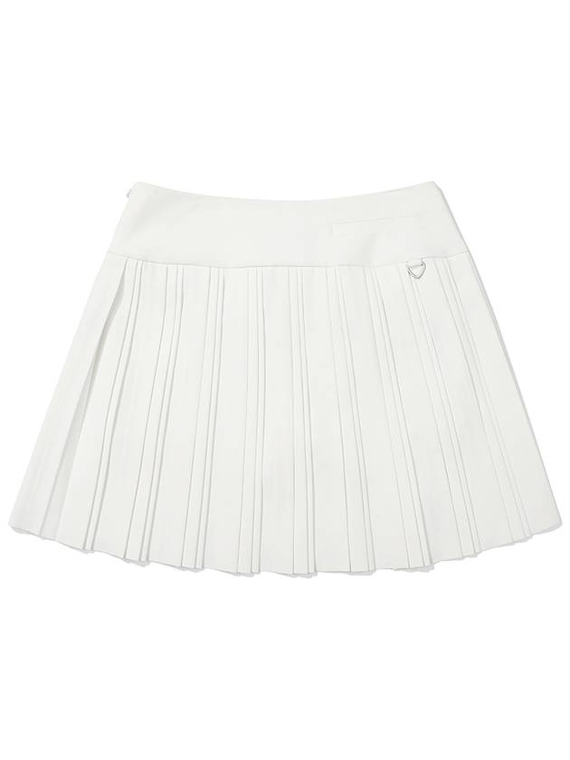 Autumn Classic Pleated Skirt OFF WHITE WOMAN - MALBON GOLF - BALAAN 2