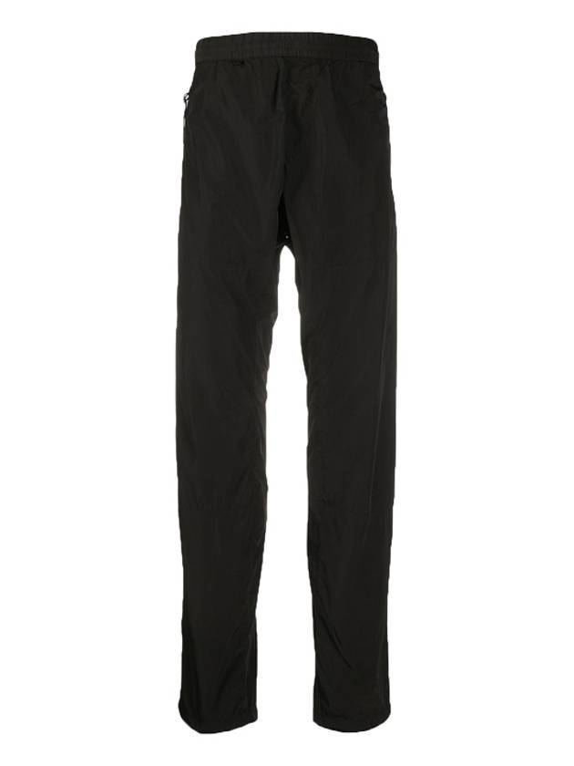 Nylon Zipper Techno Track Pants Black - CP COMPANY - BALAAN 1