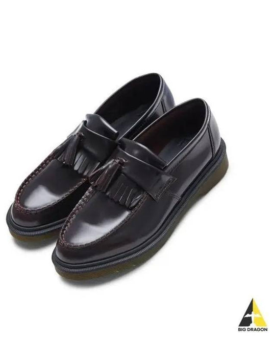 Adrian Arcadia Leather Loafers Cherry Red - DR. MARTENS - BALAAN 2