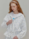 Set_Kitten printed nylon hooded jumper Shorts_White - OPENING SUNSHINE - BALAAN 2