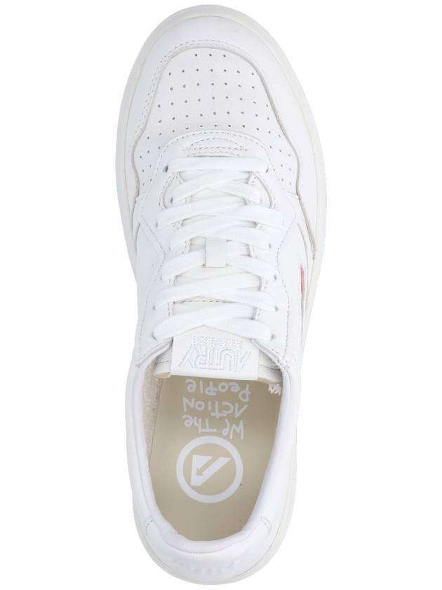 Medalist Logo Patch Low Top Sneakers White - AUTRY - BALAAN 6