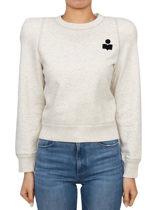 PrissaLogo Print Sweatshirt Ivory - ISABEL MARANT ETOILE - BALAAN 2