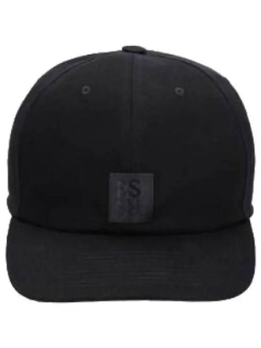 Small leather patch ball cap black - RAF SIMONS - BALAAN 1