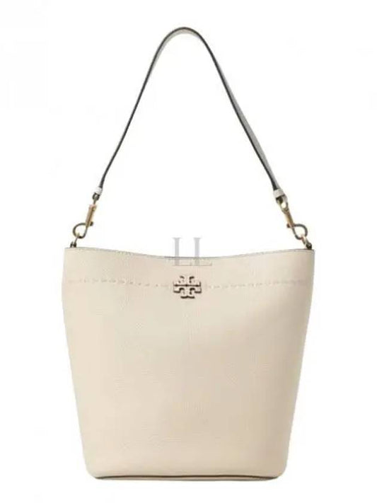 McGraw Logo Bucket Bag Beige - TORY BURCH - BALAAN 2