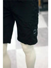 Lens Waffen Bermuda Banding Shorts Black - CP COMPANY - BALAAN 3