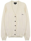 Bella Logo Embroidery Cardigan Ivory - A.P.C. - BALAAN 2