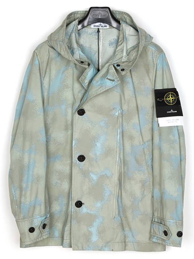 Wappen Patch Devore Watro TC Camo Print Hooded Jacket - STONE ISLAND - BALAAN 5