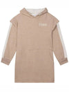 Kids Women s Logo Hooded Dress Beige C12889 C03 - CHLOE - BALAAN 2