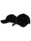 Initial embroidery golf hat ball cap black - HENRY STUART - BALAAN 2