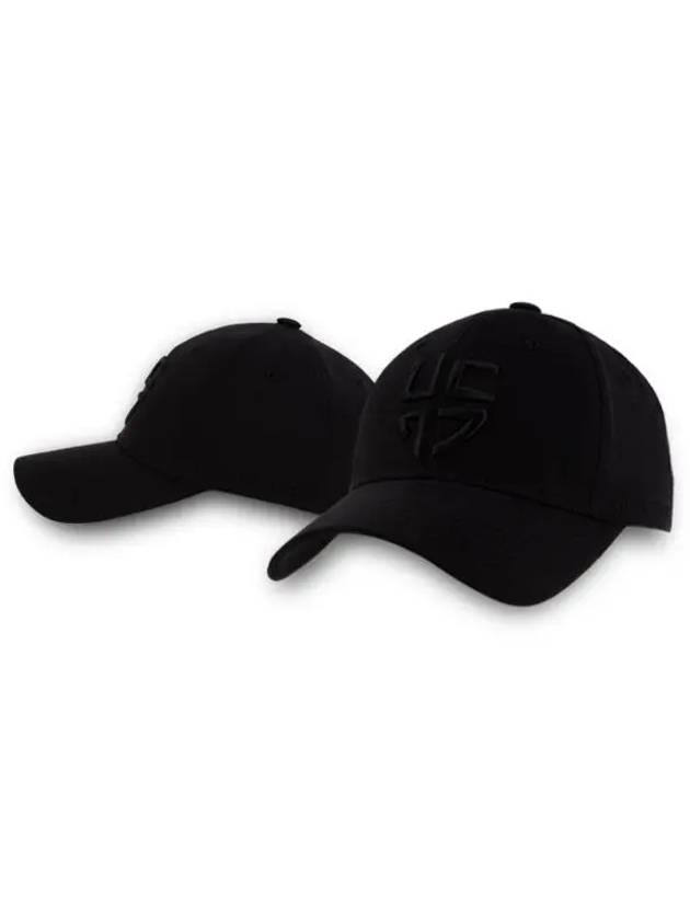 Initial embroidery golf hat ball cap black - HENRY STUART - BALAAN 2