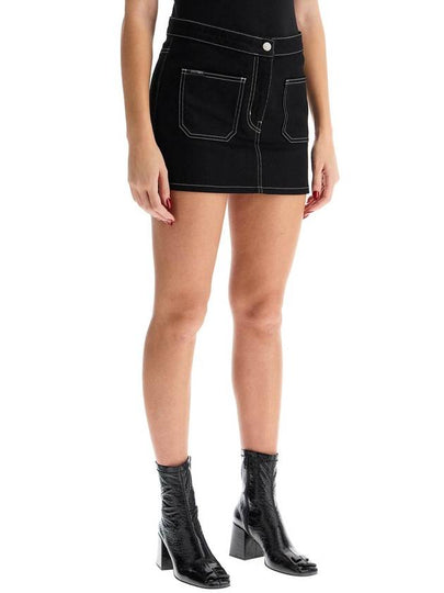 denim mini skirt - COURREGES - BALAAN 2