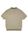 Lake Reflection Collar Short Sleeve Knit Green - IOEDLE - BALAAN 3