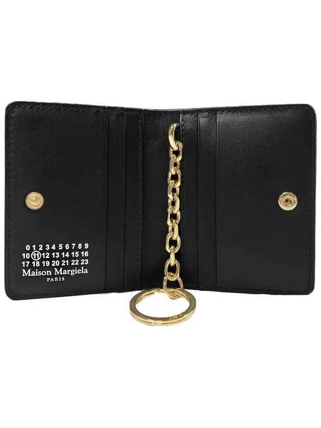 Stitch Keyring Card Wallet Black - MAISON MARGIELA - BALAAN 4