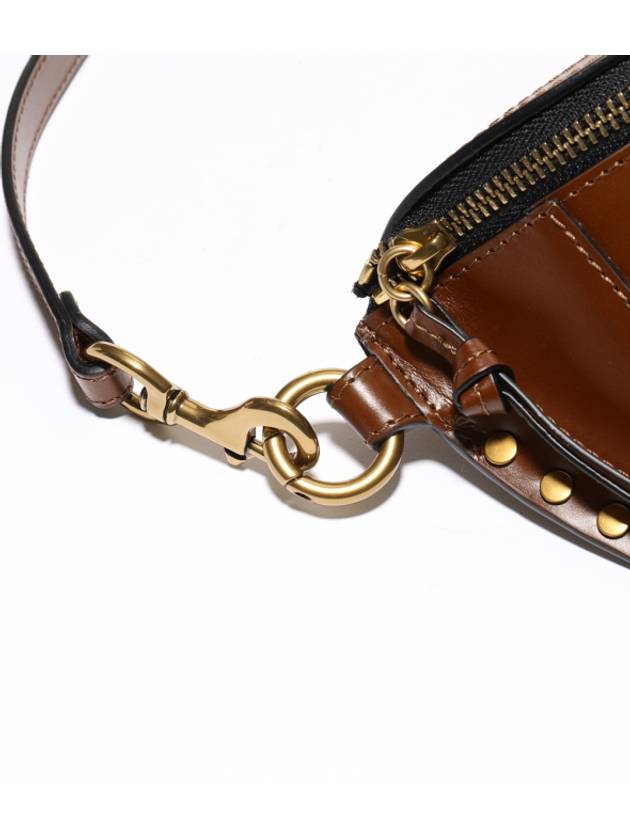 Skano Stud Trim Belt Bag Brown - ISABEL MARANT - BALAAN 7