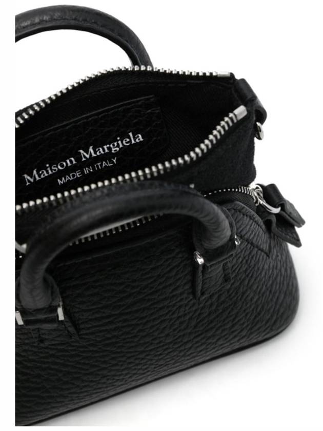 5AC Classic Baby Shoulder Bag Pale Black - MAISON MARGIELA - BALAAN 3