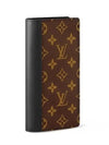 Brazza Monogram Long Wallet Macassar - LOUIS VUITTON - BALAAN 3