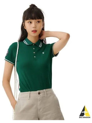 W Wimbledon pique polo shirt green - POLO RALPH LAUREN - BALAAN 1