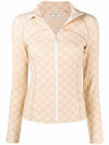 Karligraphy Zip-Up Jacket Beige - FENDI - BALAAN 1