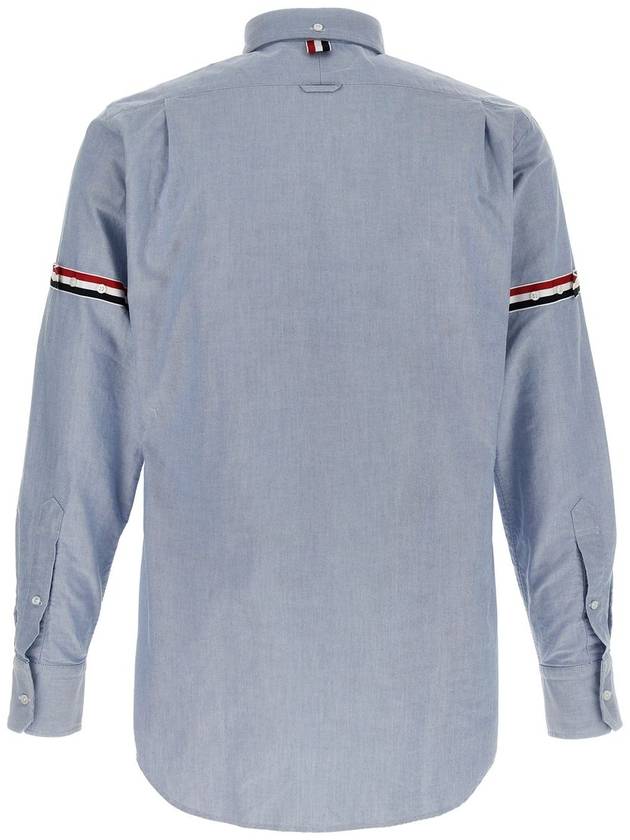 Armband Oxford Long Sleeve Shirt Light Blue - THOM BROWNE - BALAAN 3