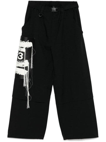 Y-3 Trousers Black - Y-3 - BALAAN 1