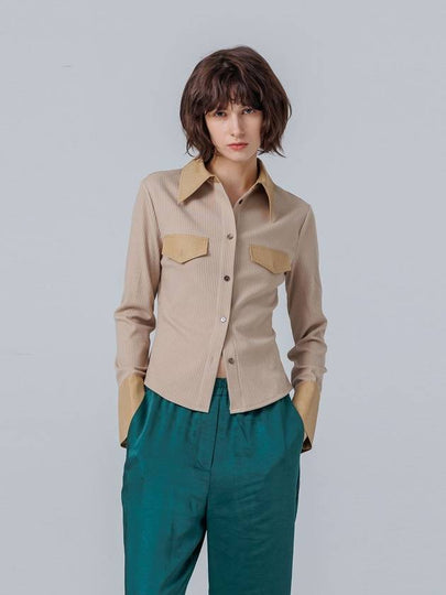 FLAP SHIRTL BEIGE - PAGE STUDIO - BALAAN 2