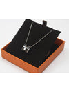 Pop Ache Necklace Palladium Black Regular H147991FP03 - HERMES - BALAAN 4