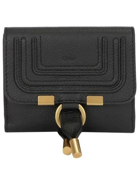 Marcie Square Flap Half Wallet Black - CHLOE - BALAAN 2