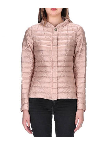 Elena Slim Fit Bomber Padding Indie Pink - HERNO - BALAAN 1