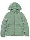 Classic mid down jacket DARK MINT WOMAN - MALBON GOLF - BALAAN 1