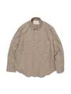 PEACH TWILL PULLOVER BUTTON DOWN SHIRT VER2 LIGHT BEIGE - KINDS - BALAAN 1