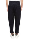 Men's Carrot Straight Pants Night Blue - AMI - BALAAN 5