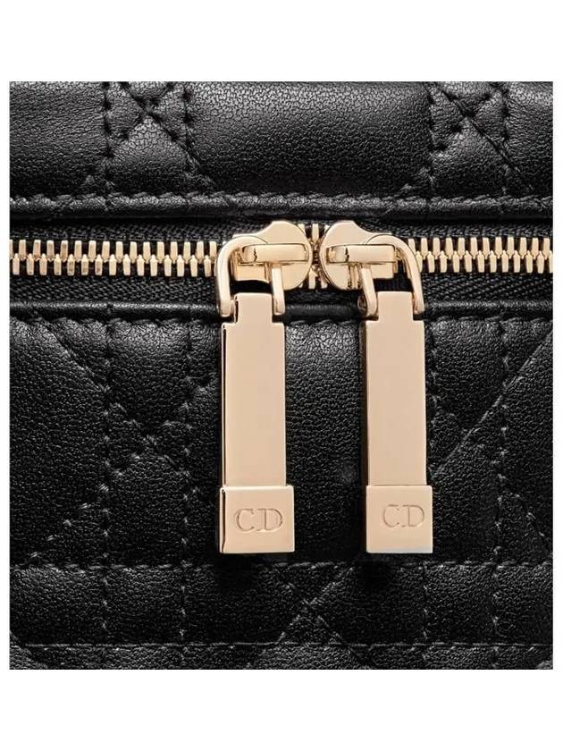 Lady Vanity Cannage Lambskin Case Micro Cross Bag Black - DIOR - BALAAN 7