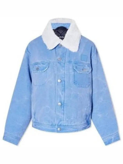 Padded Denim Jacket Powder Blue - ACNE STUDIOS - BALAAN 2