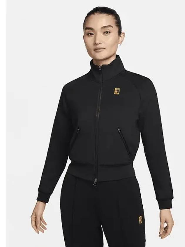 Coat Women s Full Zip Tennis Jacket Black CV4702 010 749286 - NIKE - BALAAN 1