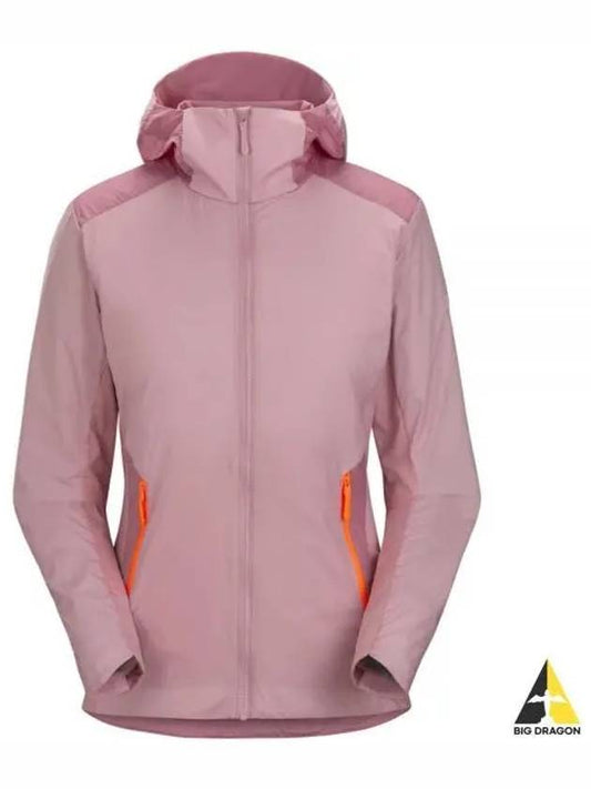 Women's Atom Lightweight Zip-Up Hoodie Pink - ARC'TERYX - BALAAN 2