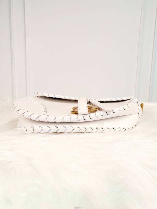 Daol Beomeo Branch Saddle Bag White Stitching M0446CRBW Condition S - DIOR - BALAAN 6