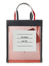 Small Paper Stripe Handle Tote Bag - THOM BROWNE - BALAAN 2