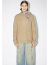 Mohair Wool Jumper Knit Top Beige - ACNE STUDIOS - BALAAN 3