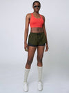 AW31PS03 Double layer shortskhaki - ATHPLATFORM - BALAAN 3