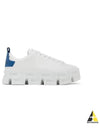 Greca Trainer Low Top Sneakers White Blue - VERSACE - BALAAN 2