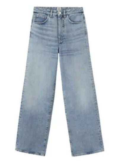 Flare Fit Wide Jeans Blue - TOTEME - BALAAN 2