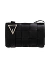 Urban Leather Crossbody Cassette Black Silver - BOTTEGA VENETA - BALAAN 2